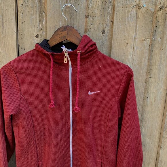 Vintage Nike Hoodie Sweater Large Red - Picture 4 of 4